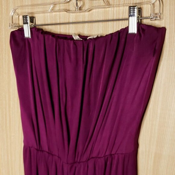 Rachel Rachel Roy Strapless Silky Midi Dress Small - Picture 4 of 9